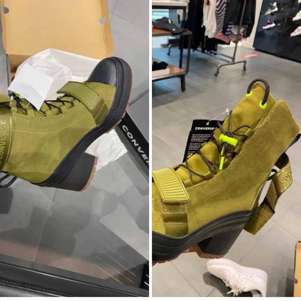 Converse heel boots